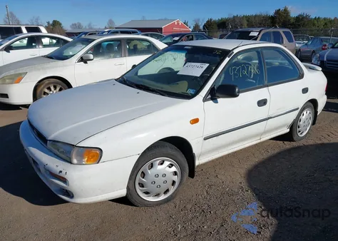 1997 Subaru Impreza L z USA, uszkodzony, nr VIN JF1GC435XVH512108